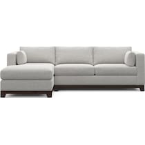 brentwood gray sectional   