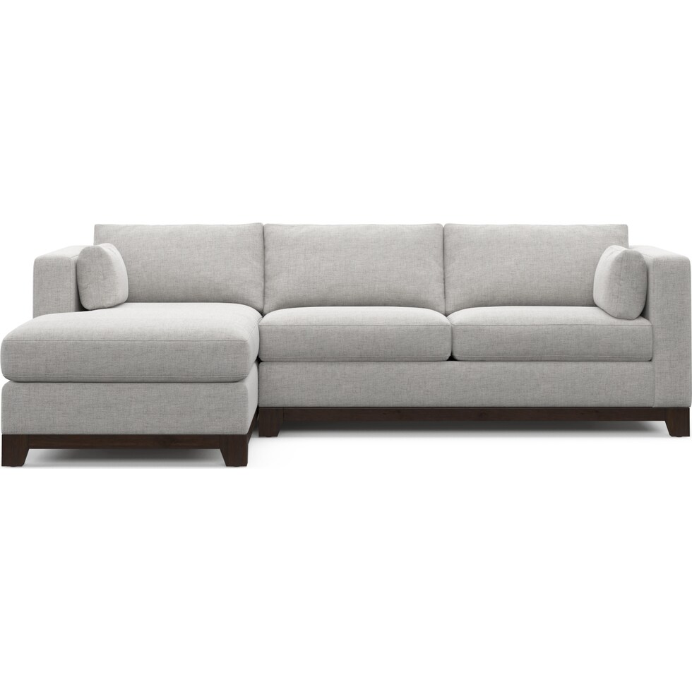 brentwood gray sectional   