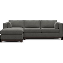 brentwood gray sectional   