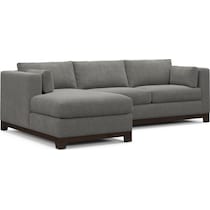 brentwood gray sectional   