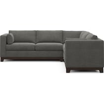 brentwood gray sectional   