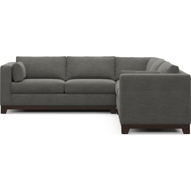 Brentwood Foam Comfort Sectional - Curious Charcoal