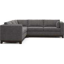 brentwood gray sectional   