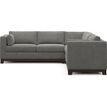 brentwood gray sectional   