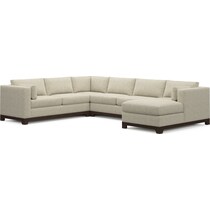 brentwood gray sectional   