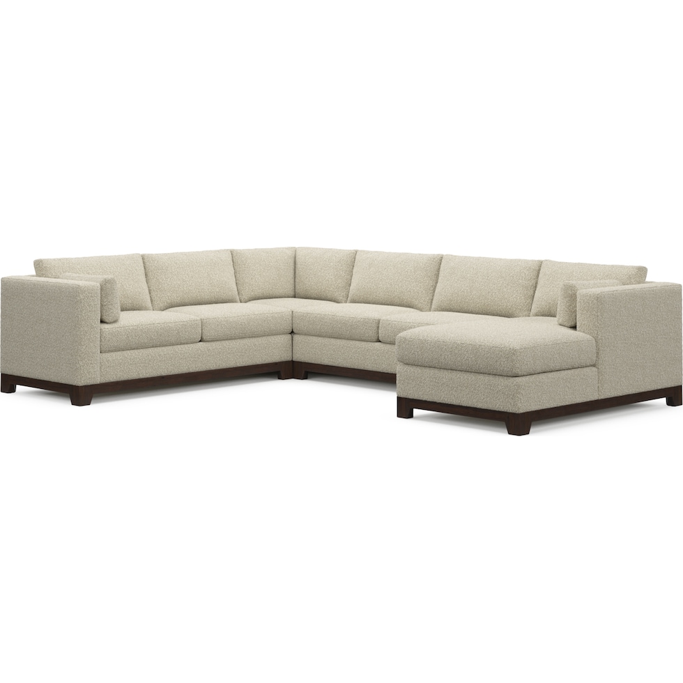 brentwood gray sectional   
