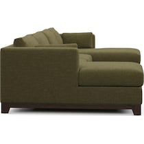 brentwood green sectional   
