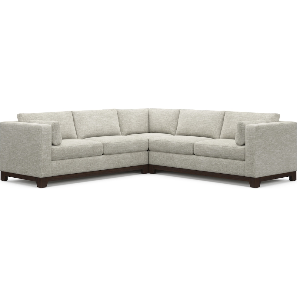 brentwood white sectional   