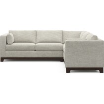 brentwood white sectional   