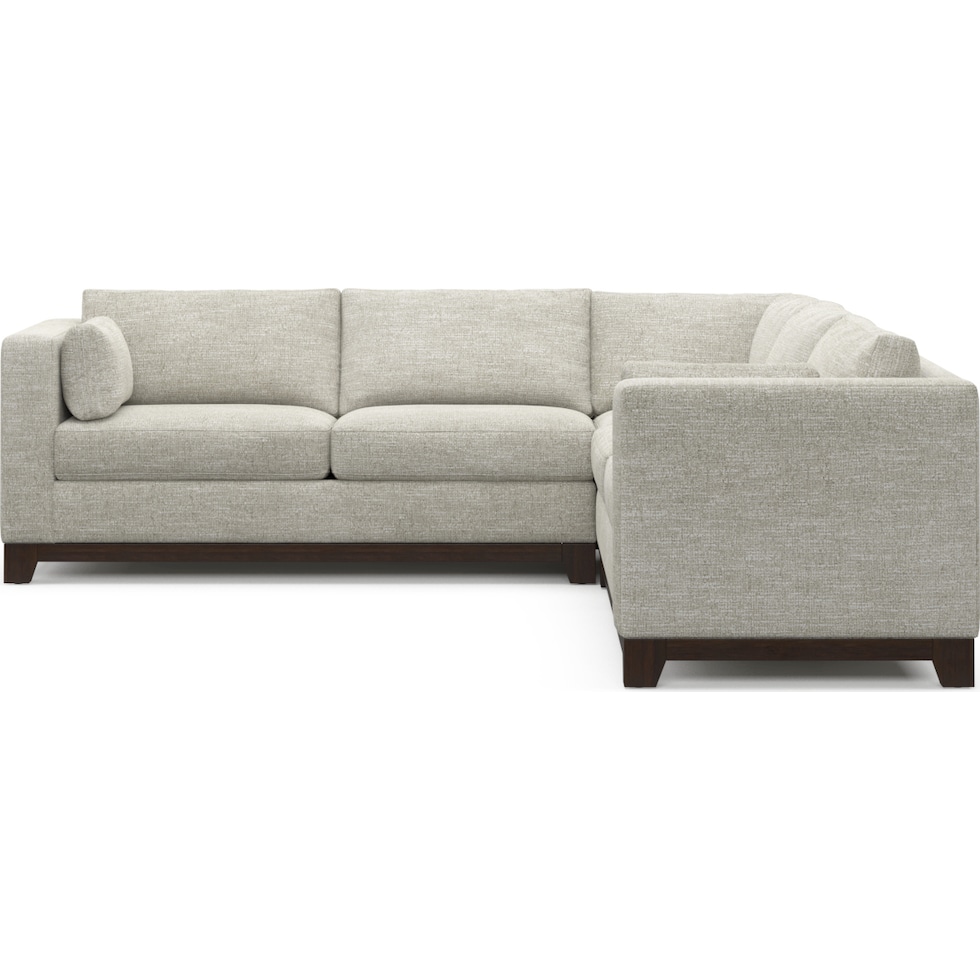 brentwood white sectional   
