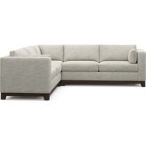 brentwood white sectional   