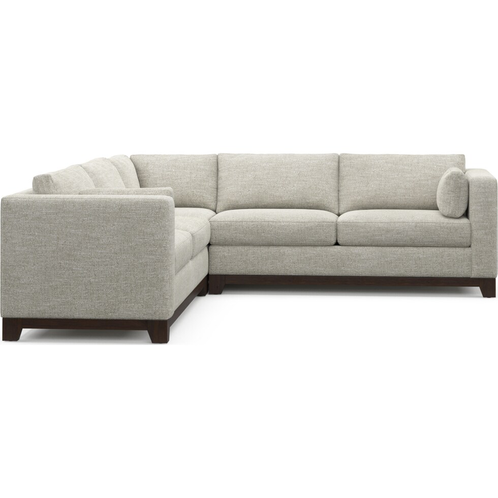 brentwood white sectional   