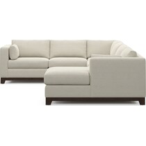 brentwood white sectional   