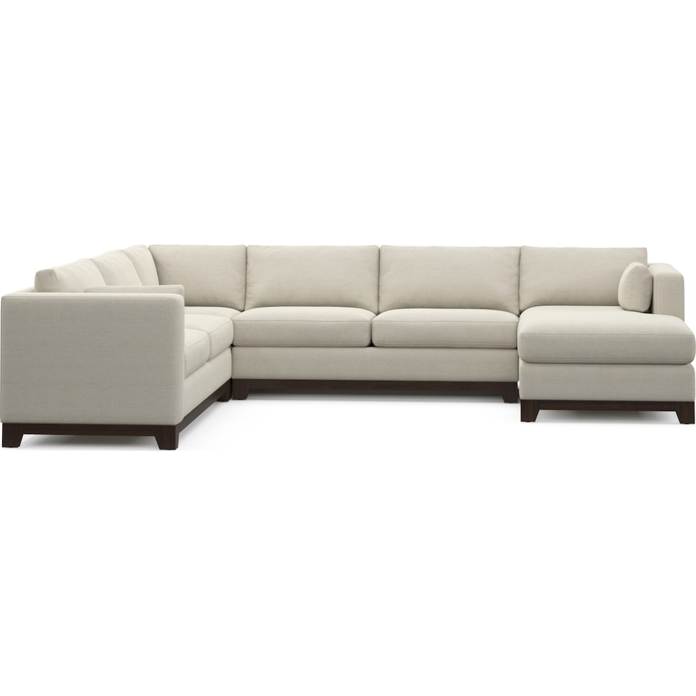 brentwood white sectional   