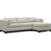 brentwood white sectional   