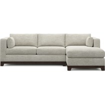 brentwood white sectional   