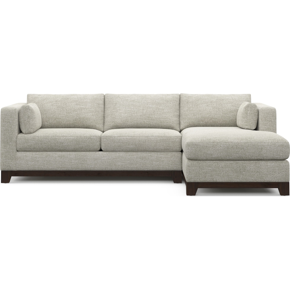 brentwood white sectional   