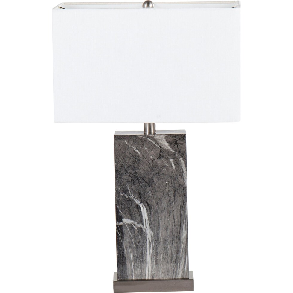 breslin black white table lamp   