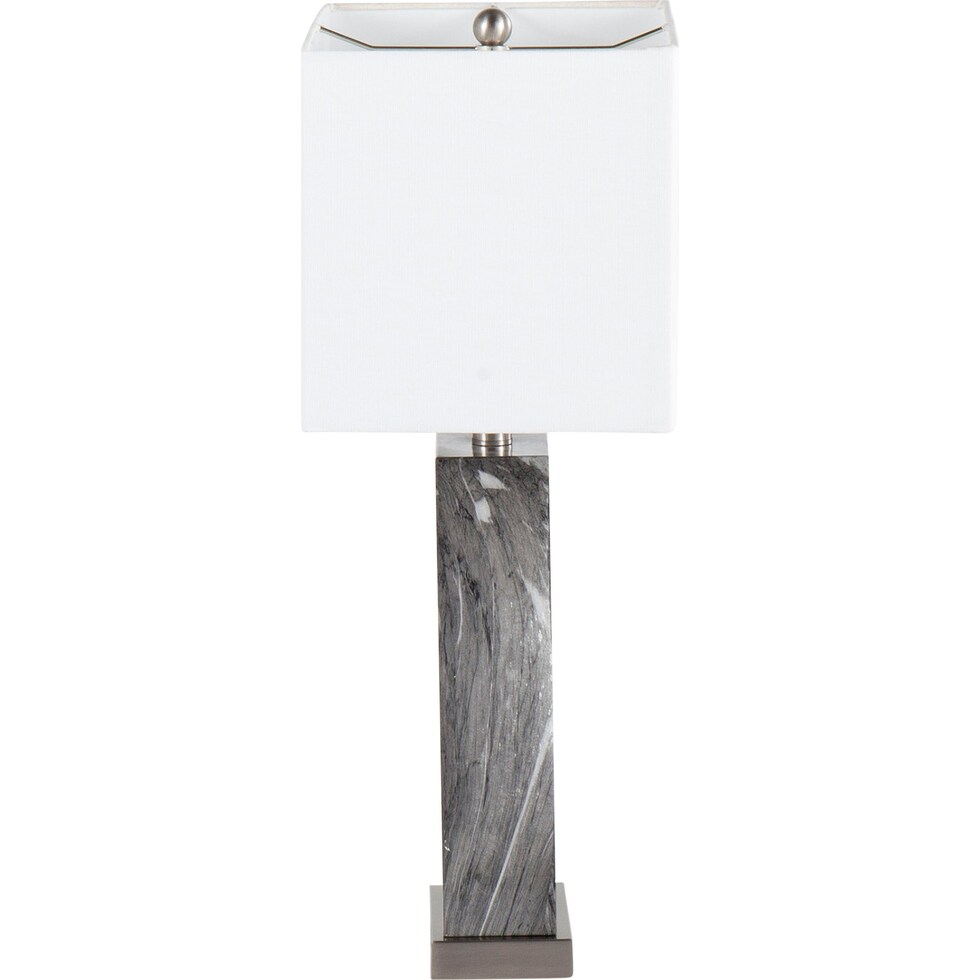 breslin black white table lamp   