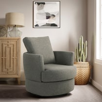 bresslyn gray swivel chair   