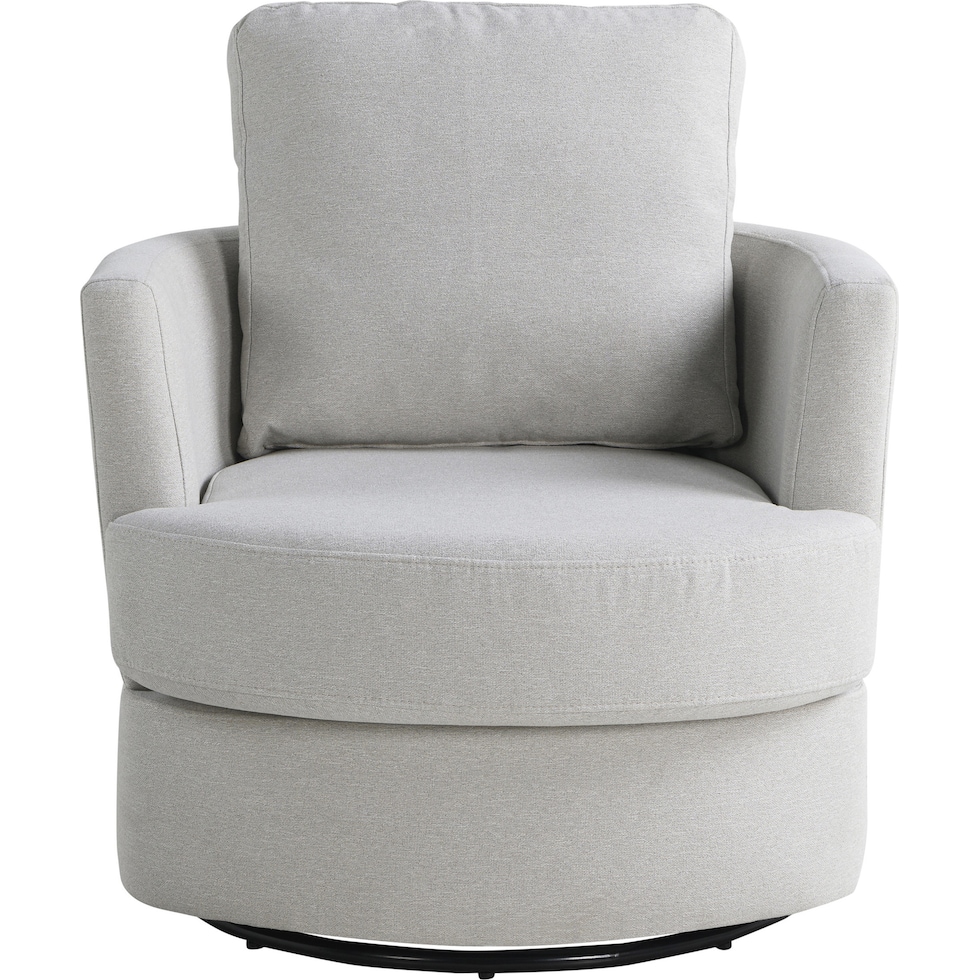 bresslyn white swivel chair   