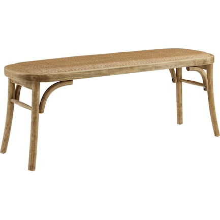 Breton Bench - Brown