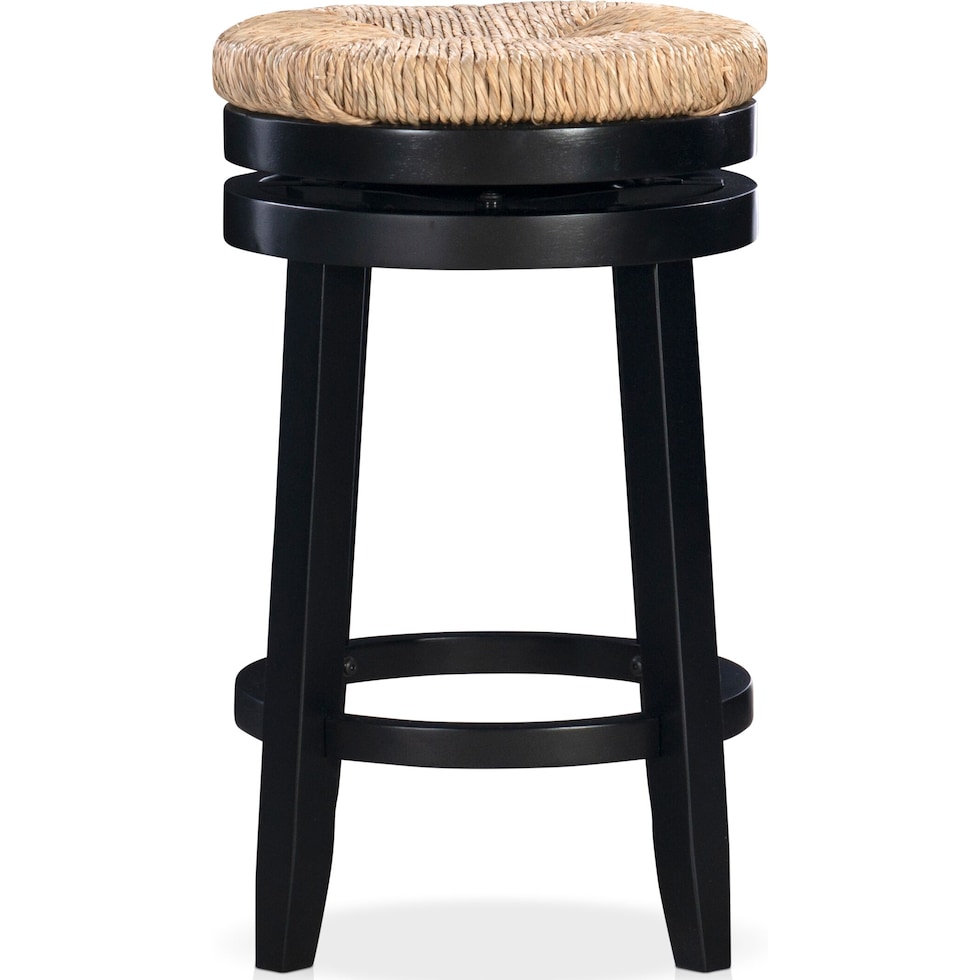 bretton black counter height stool   