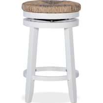 bretton white counter height stool   