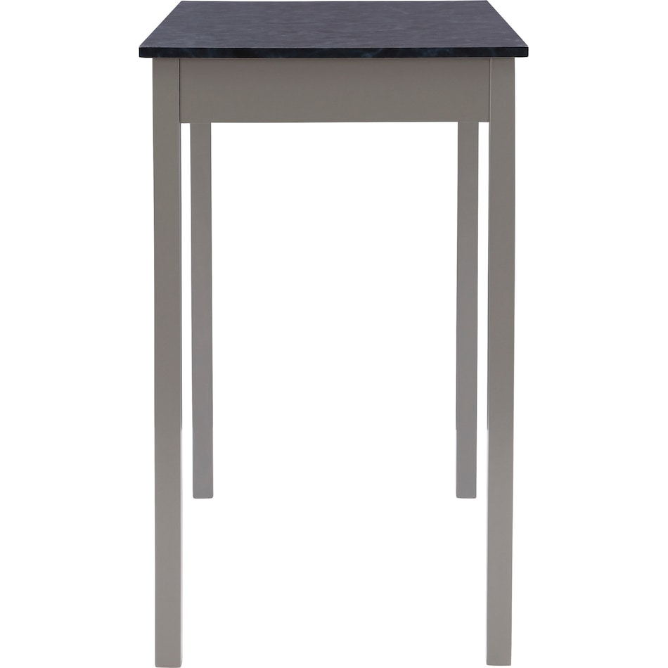 brewer gray  pc counter height dining room   