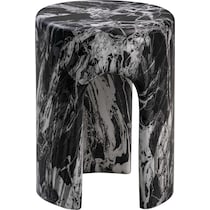 brewster black side table   