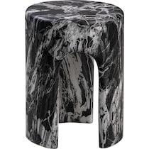 brewster black side table   