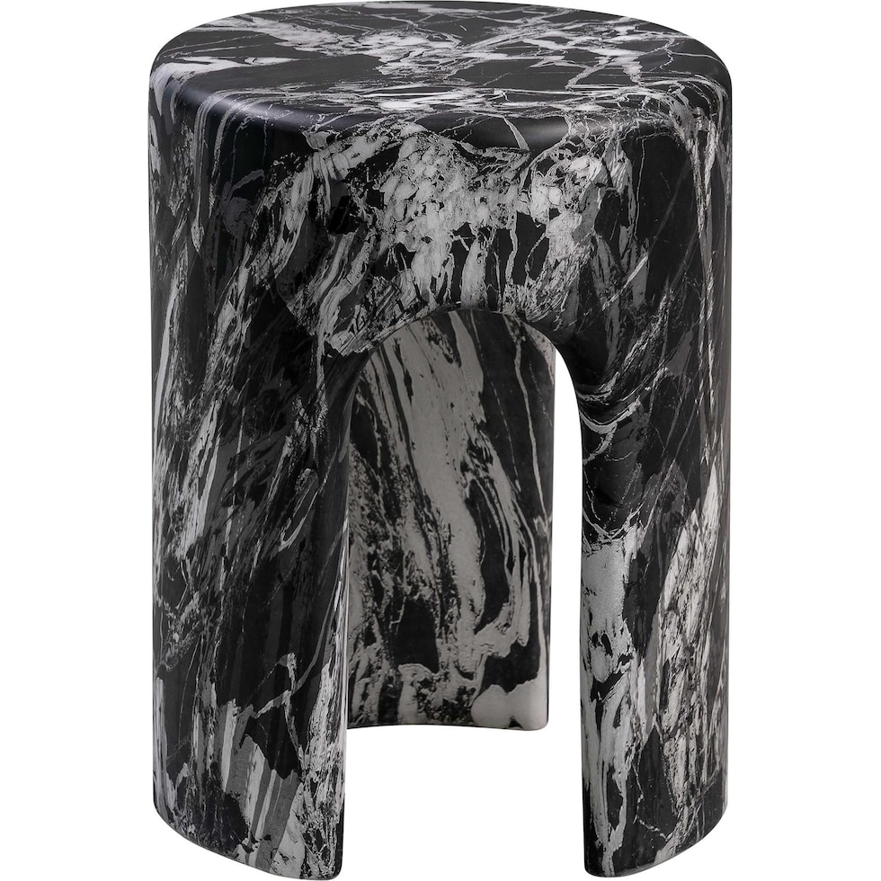 brewster black side table   