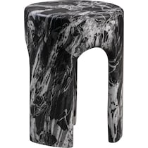 brewster black side table   