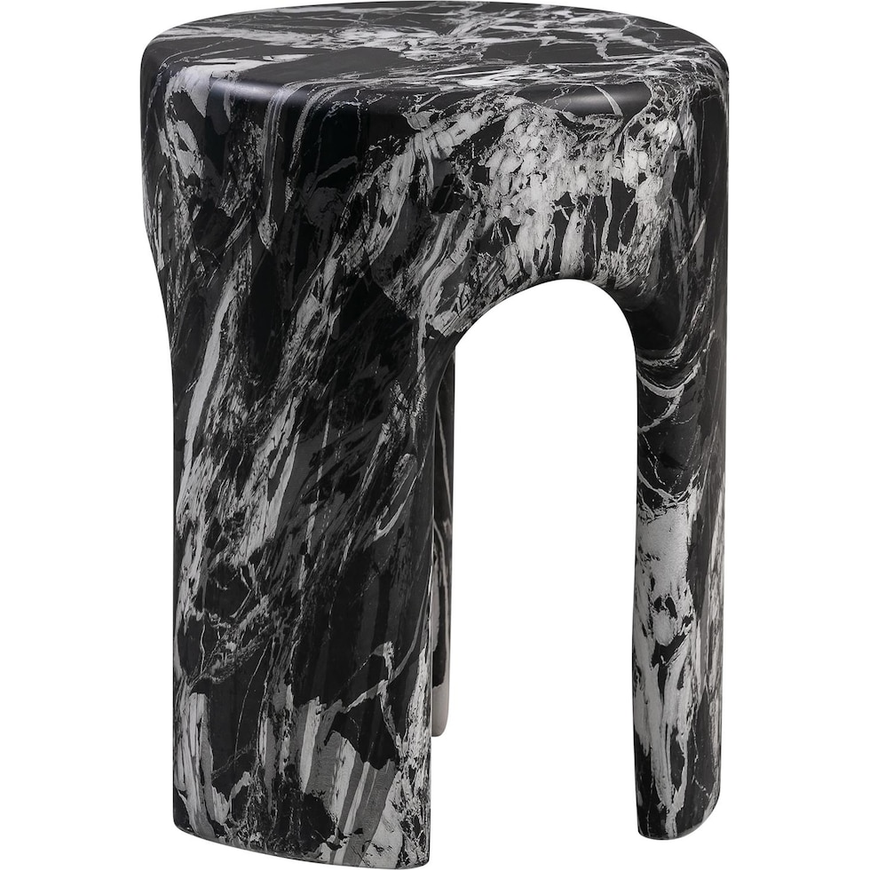 brewster black side table   