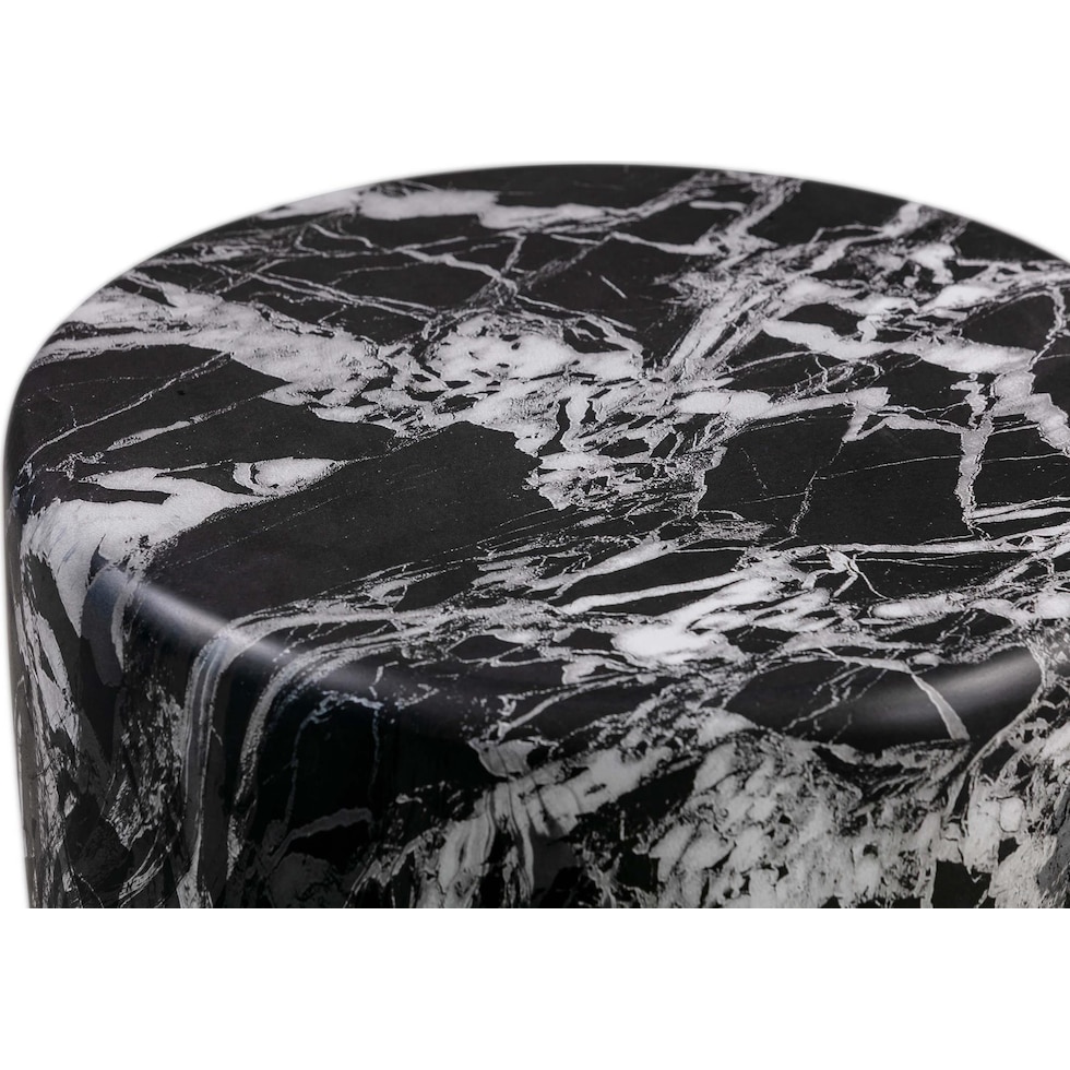 brewster black side table   