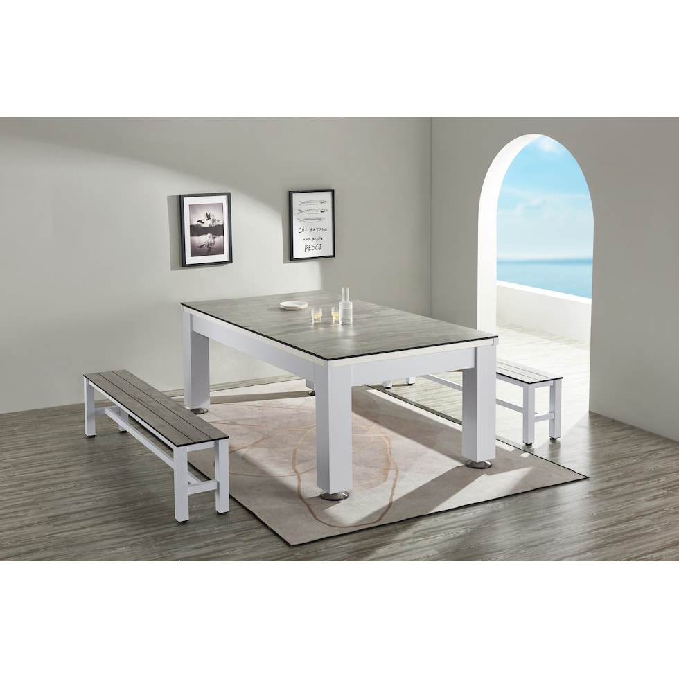 brex white gaming table   