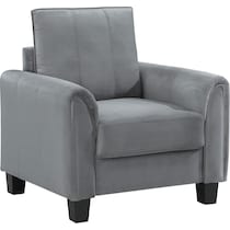 brian gray accent chair   
