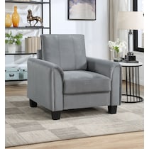 brian gray accent chair   