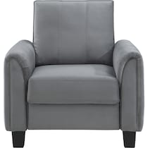 brian gray accent chair   