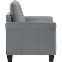 brian gray accent chair   