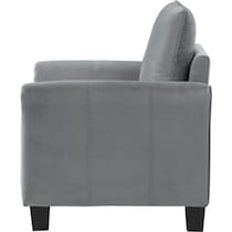 brian gray accent chair   