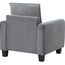 brian gray accent chair   