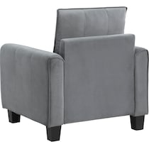 brian gray accent chair   