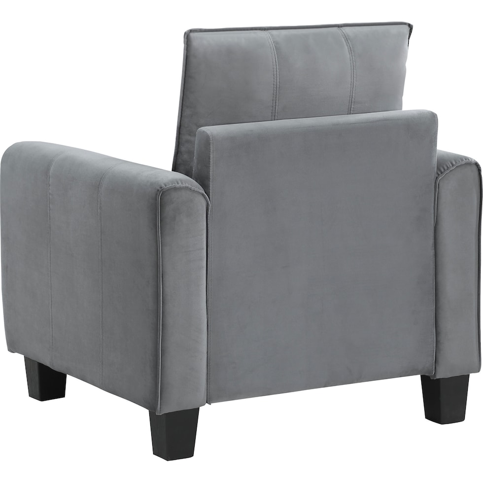 brian gray accent chair   