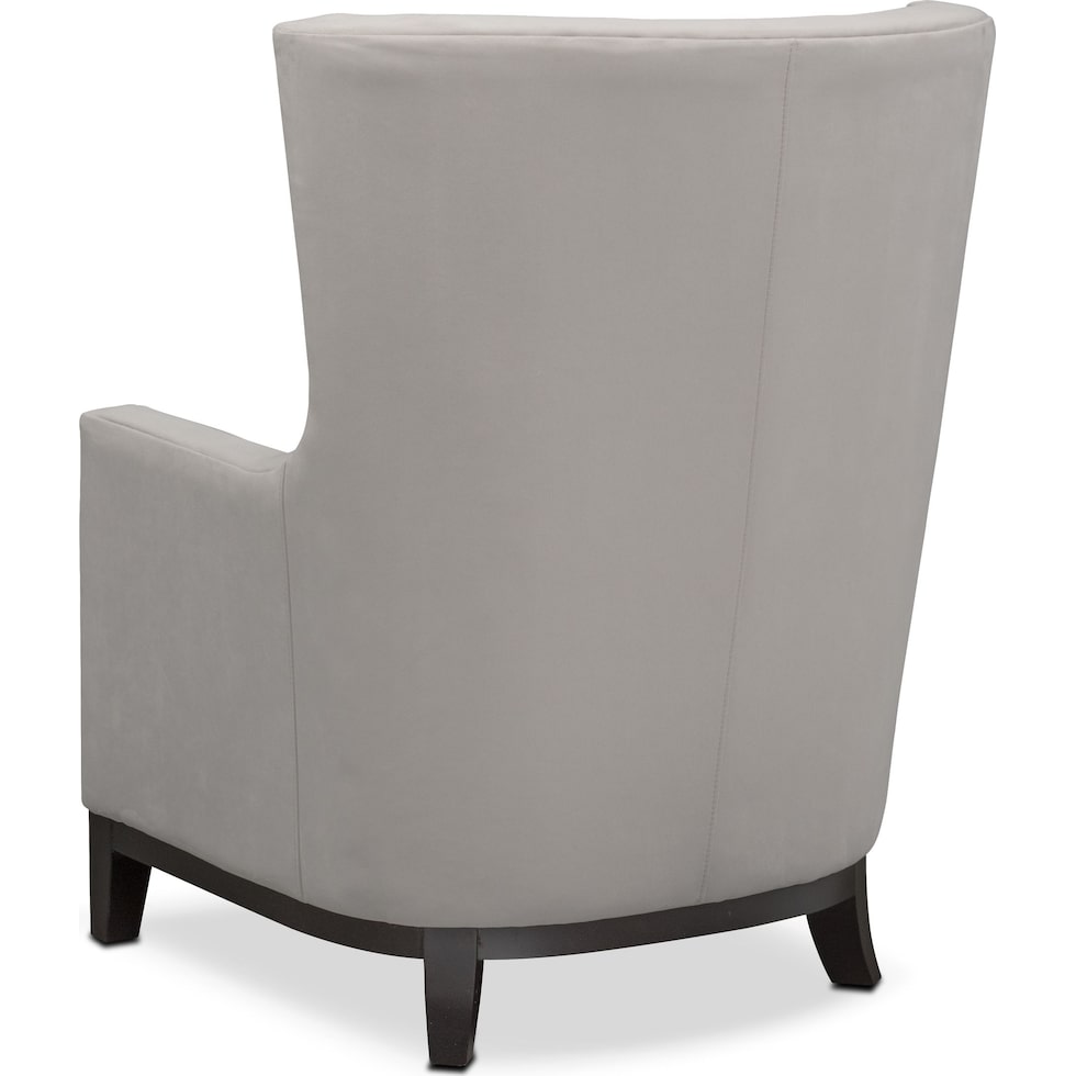 brianna gray accent chair   