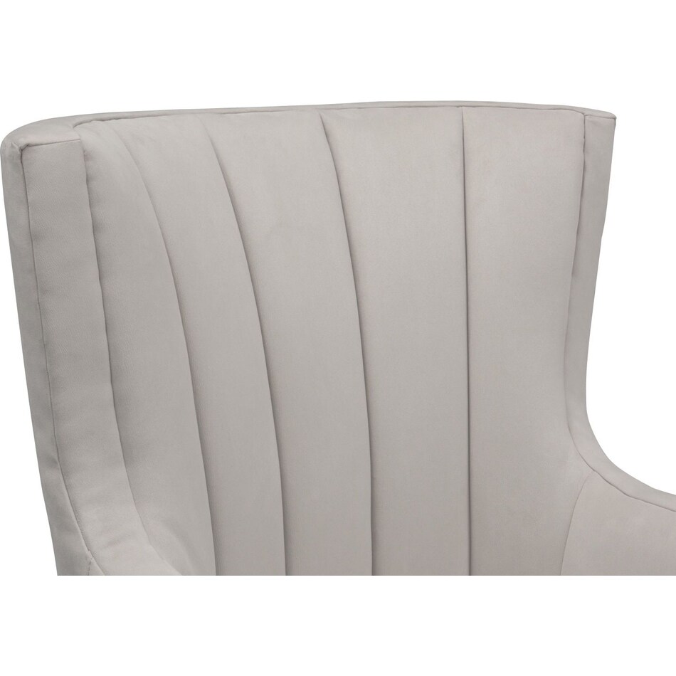 brianna gray accent chair   