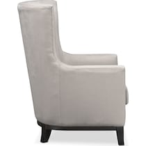 brianna gray accent chair   