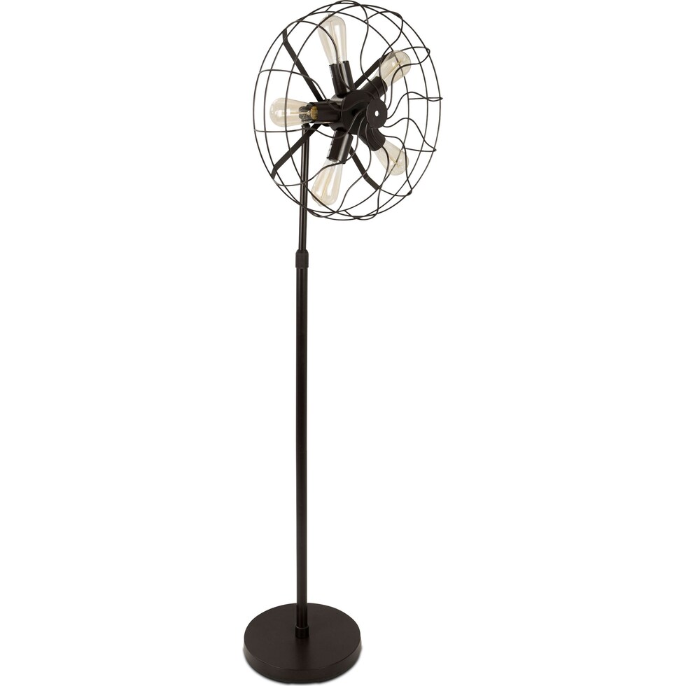 briarcliff black floor lamp   