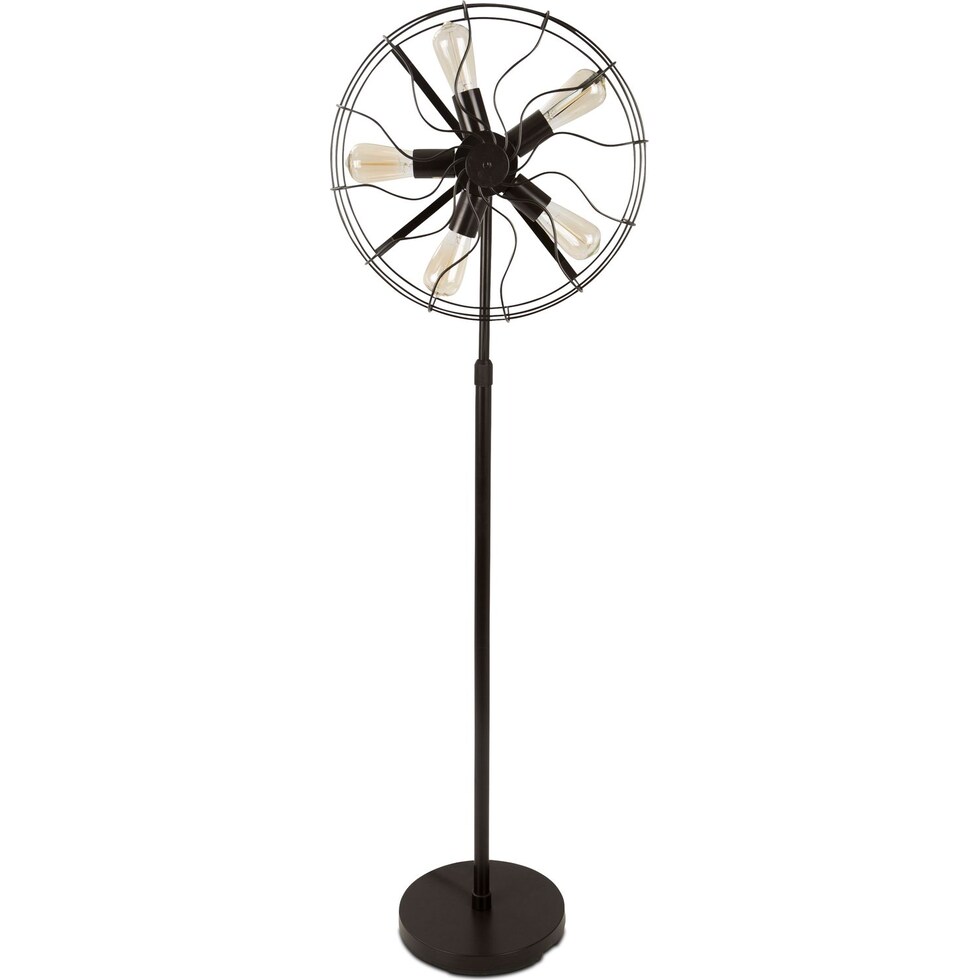 briarcliff black floor lamp   