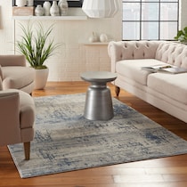 bridgehampton blue area rug  x    